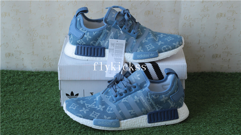 LVS x Adidas NMD R1 Denim Blue Real boost